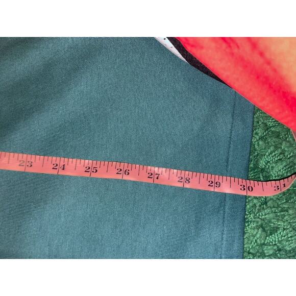 Vintage Skiing Shirt USA Colorado Steamboat Green Quarter Button Tee Large - Picture 9 of 9